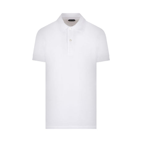 Piquet Polo Shirt-TOM FORD-JOHN JULIA