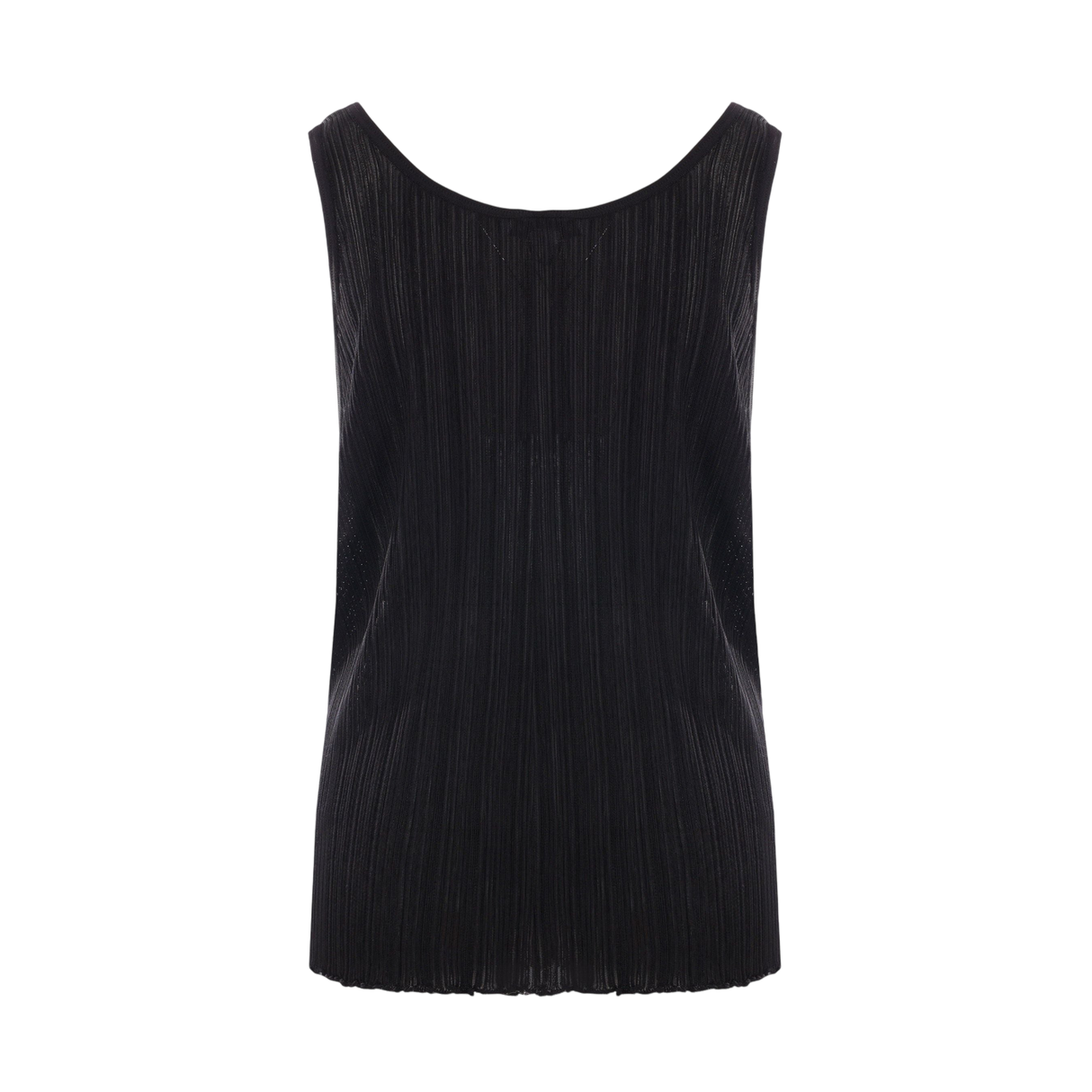 Pleated Knit Tank Top-ALAÏA-JOHN JULIA