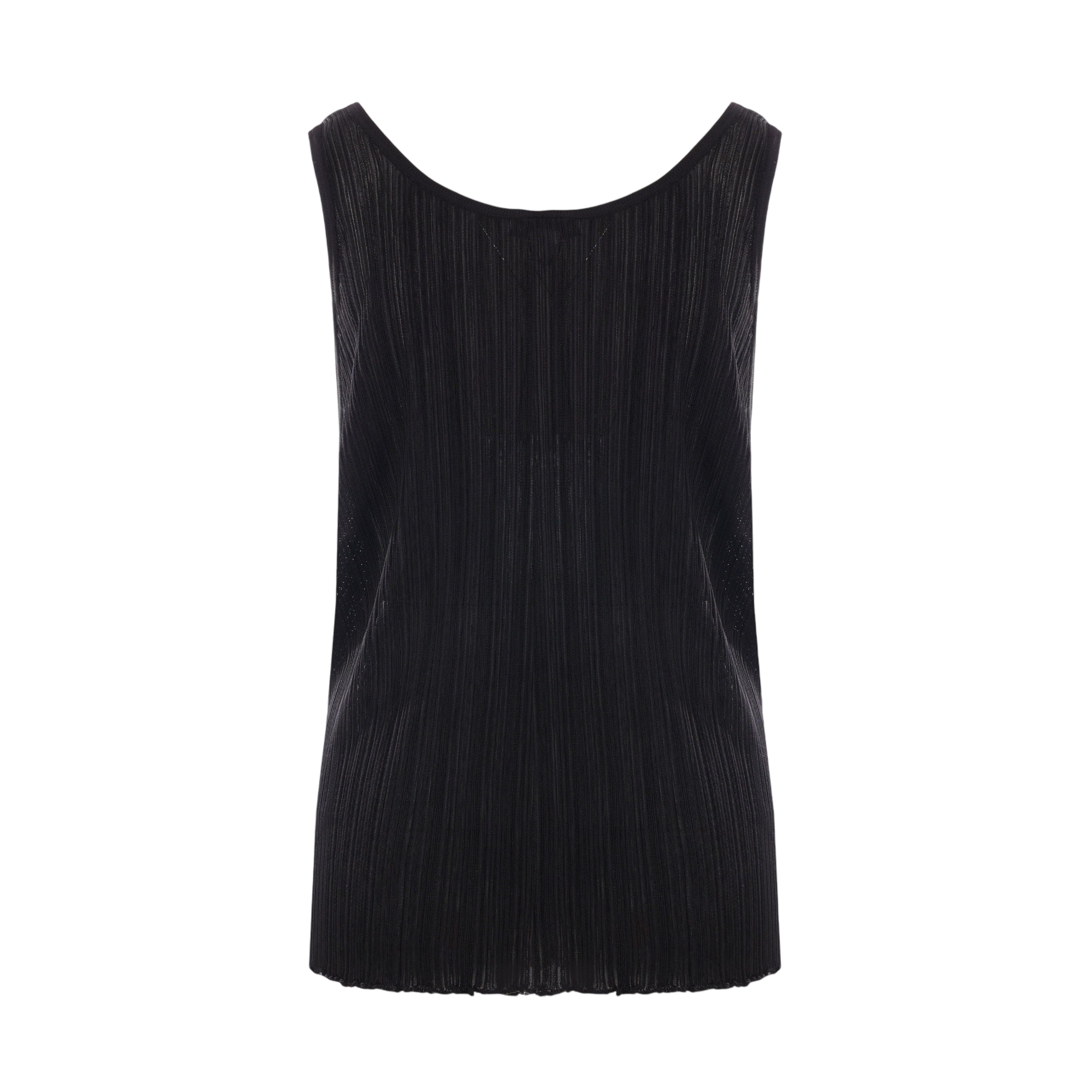 Pleated Knit Tank Top-ALAÏA-JOHN JULIA