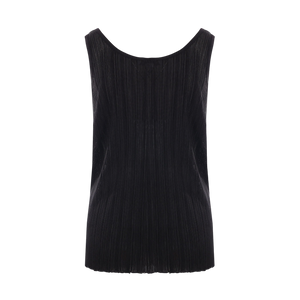 Pleated Knit Tank Top-ALAÏA-JOHN JULIA