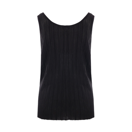 Pleated Knit Tank Top-ALAÏA-JOHN JULIA