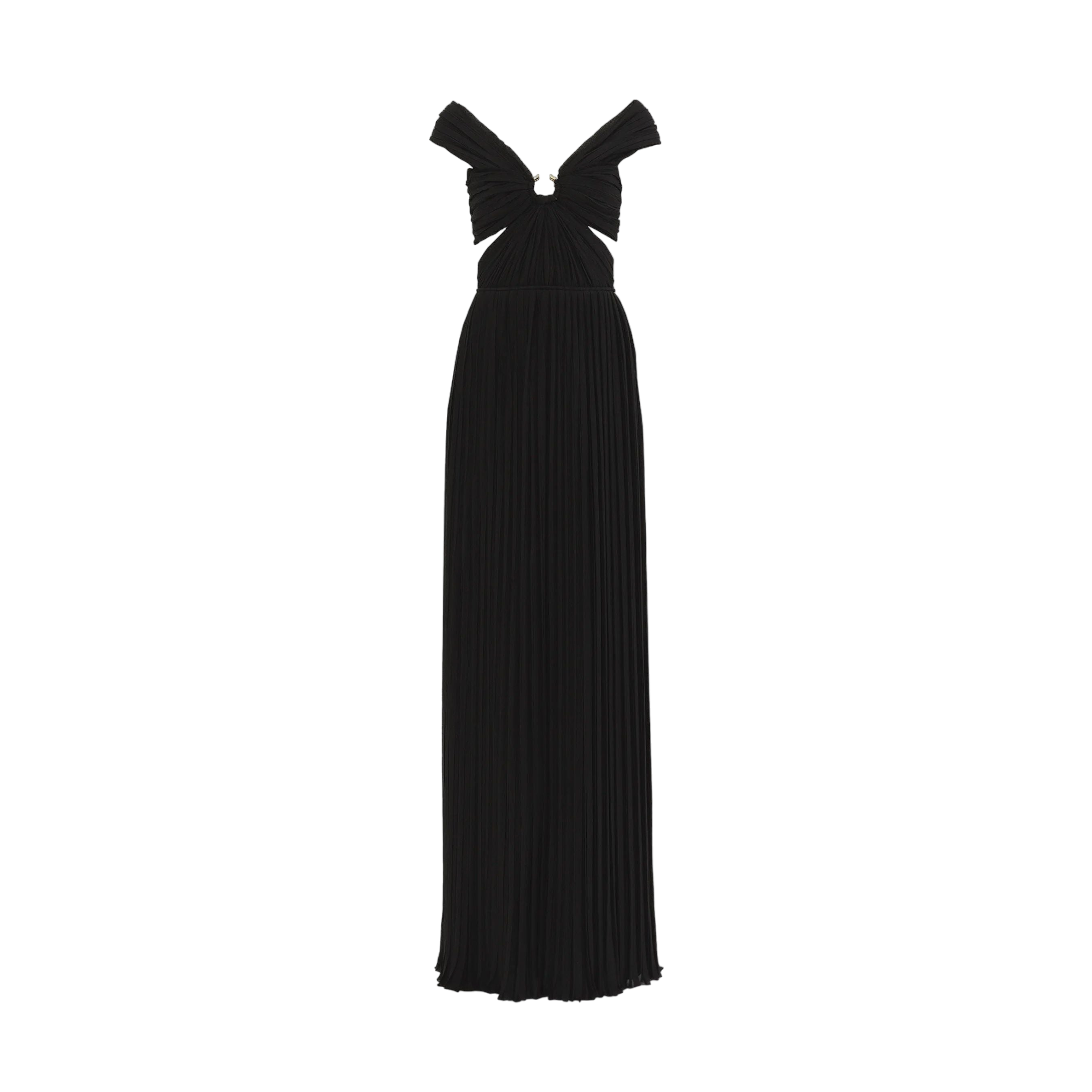 Pleated Silk Long Dress-CHLOÉ-JOHN JULIA