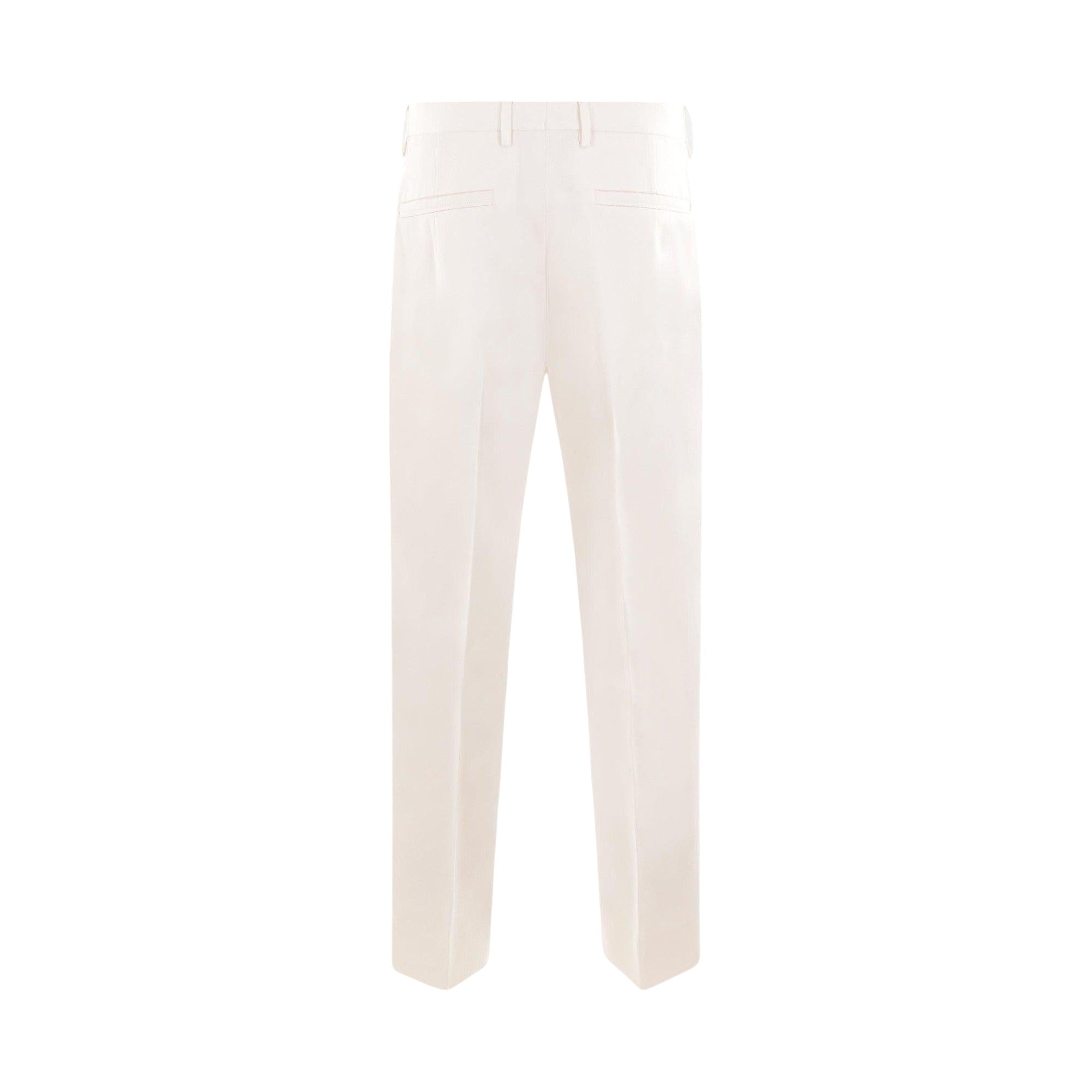 Pleated-fit Gabardine Pants-ZEGNA-JOHN JULIA