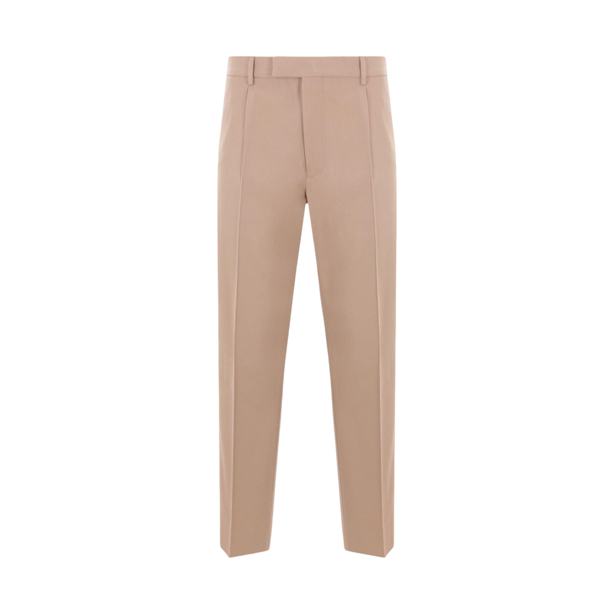 Pleated-fit Gabardine Trousers-ZEGNA-JOHN JULIA