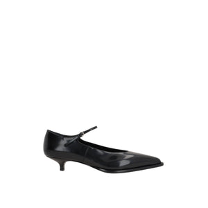 Polished Leather Pumps-MIU MIU-JOHN JULIA