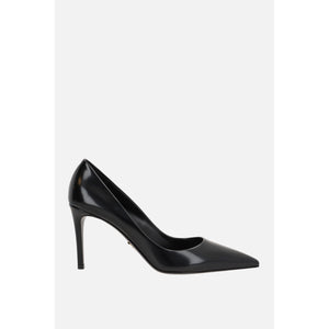 Polished Leather Pumps-PRADA-JOHN JULIA