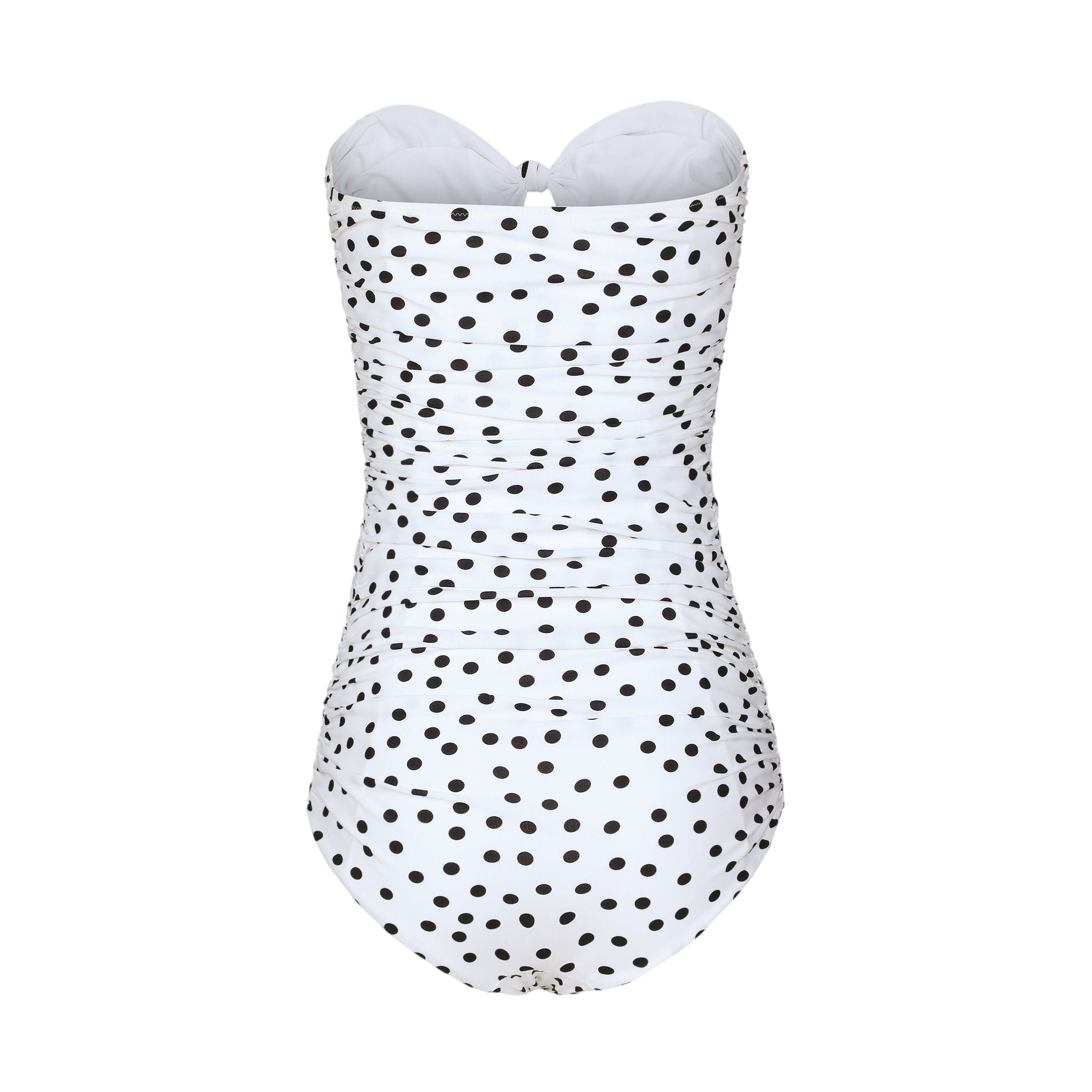 Polka-dot One-piece Swimsuit-DOLCE & GABBANA-JOHN JULIA