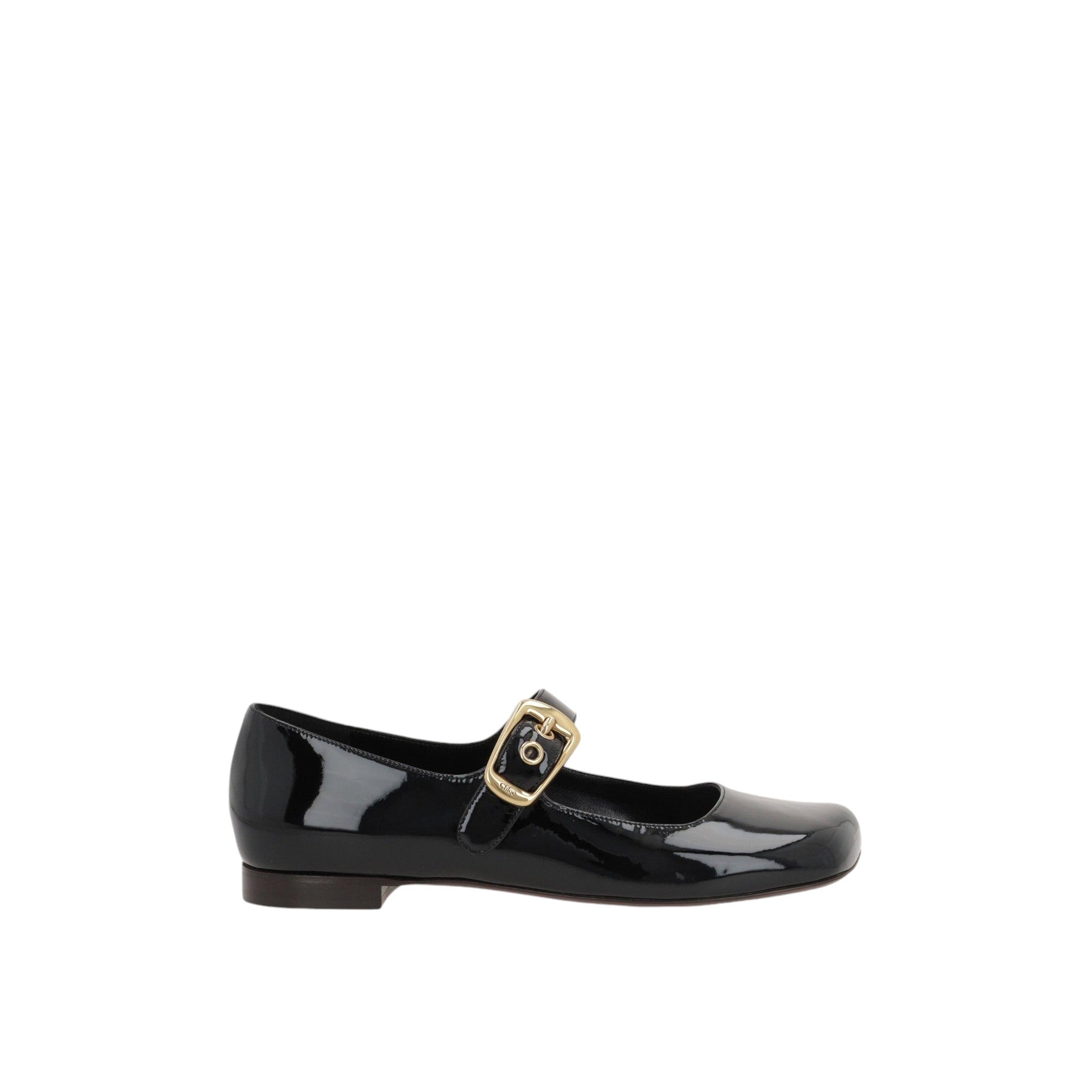 Polly Patent Leather Mary-jane Ballerinas-CHLOÉ-JOHN JULIA