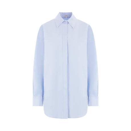 Poplin Draped Shirt-LOEWE-JOHN JULIA