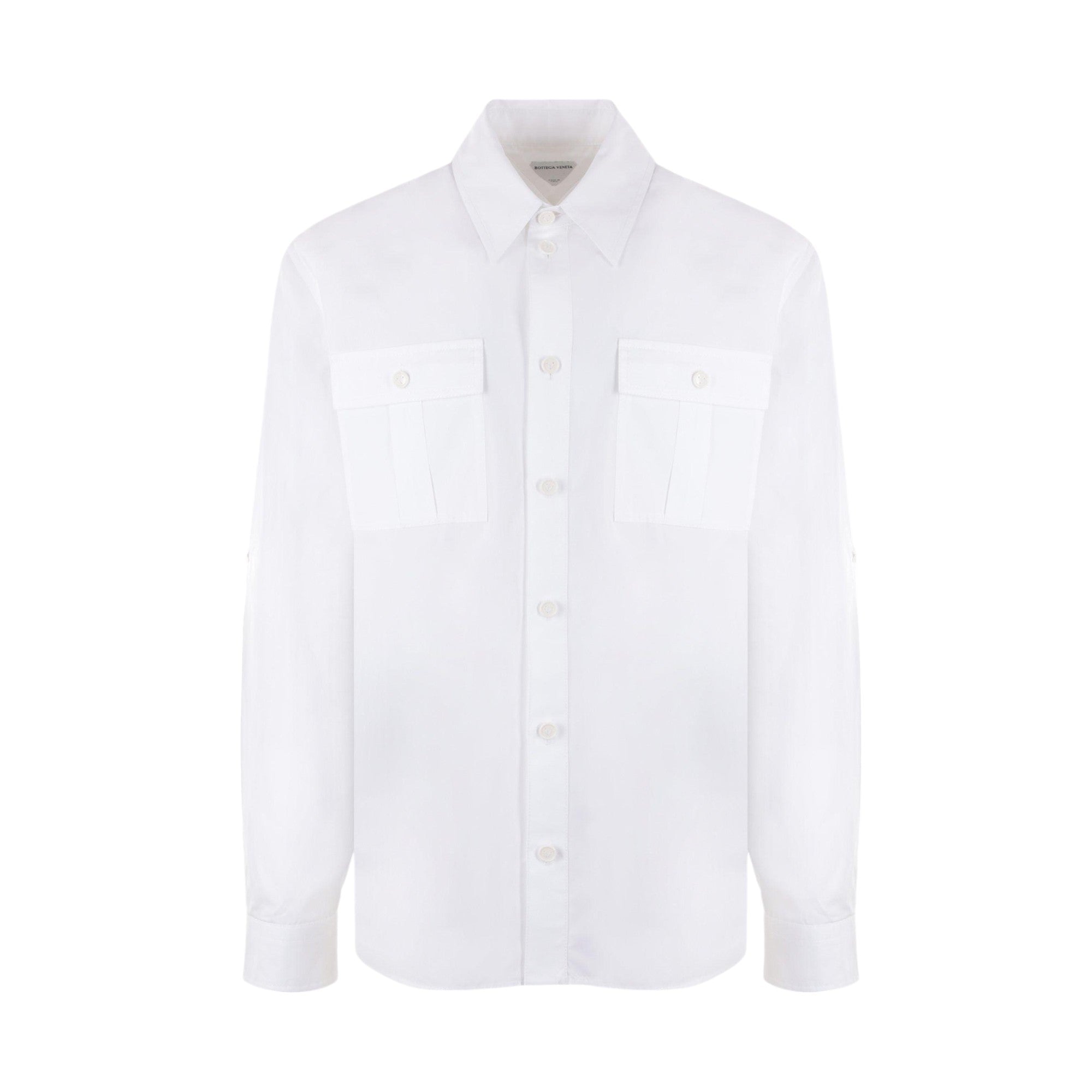 Poplin Loose-fit Shirt-BOTTEGA VENETA-JOHN JULIA