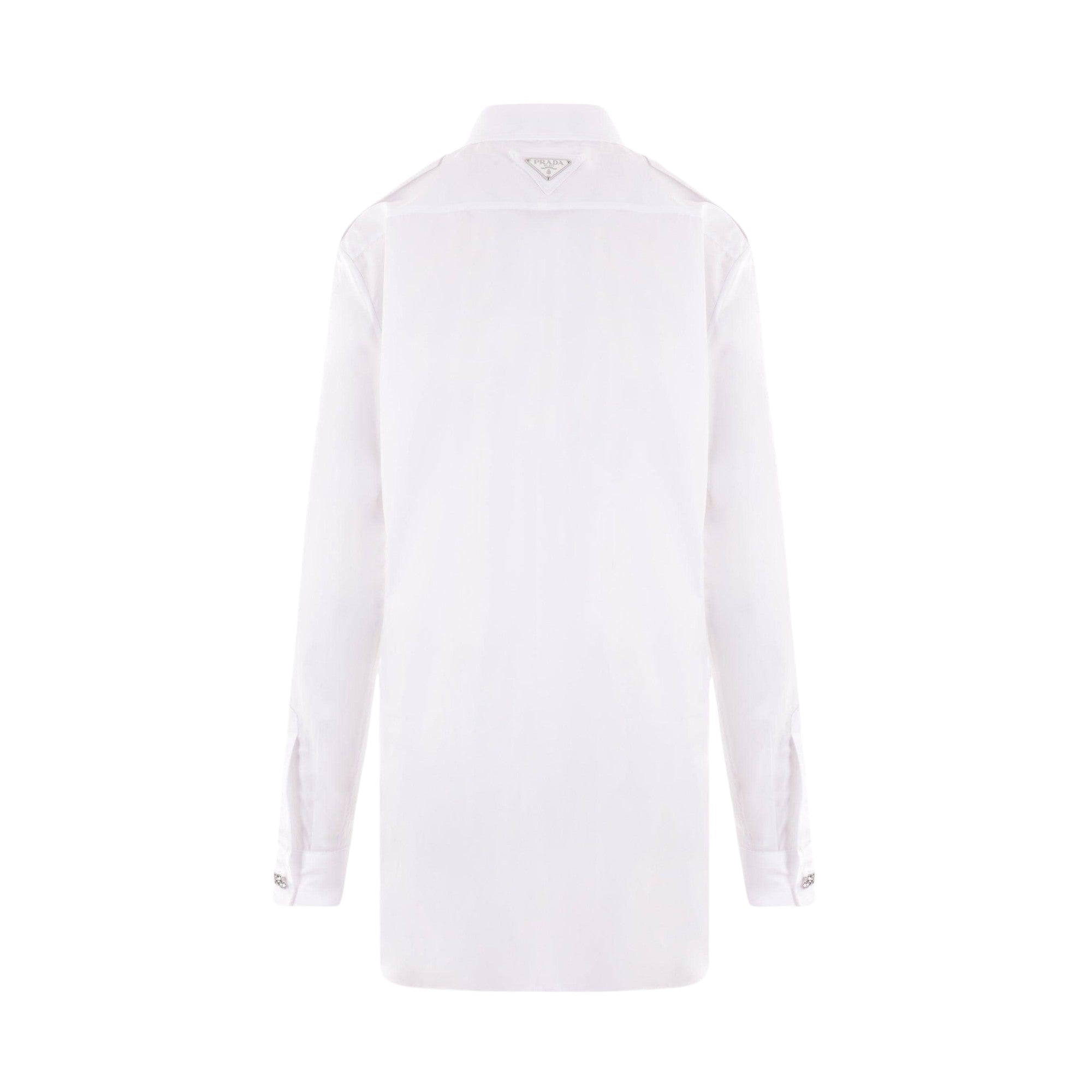 Poplin Oversized Shirt-PRADA-JOHN JULIA