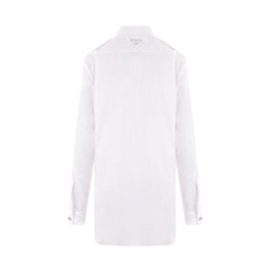 Poplin Oversized Shirt-PRADA-JOHN JULIA