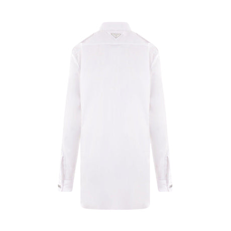 Poplin Oversized Shirt-PRADA-JOHN JULIA