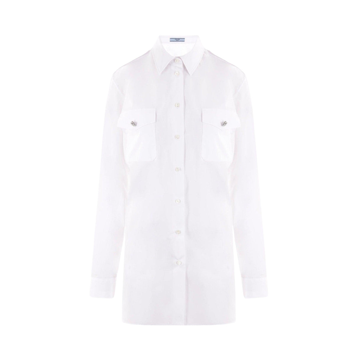 Poplin Oversized Shirt-PRADA-JOHN JULIA