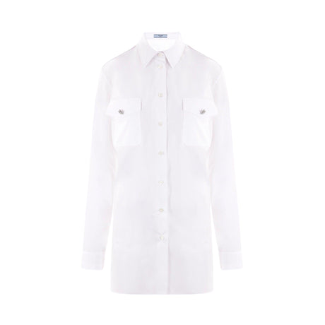 Poplin Oversized Shirt-PRADA-JOHN JULIA