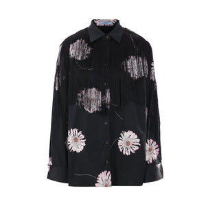 Poplin Oversized Shirt-PRADA-JOHN JULIA