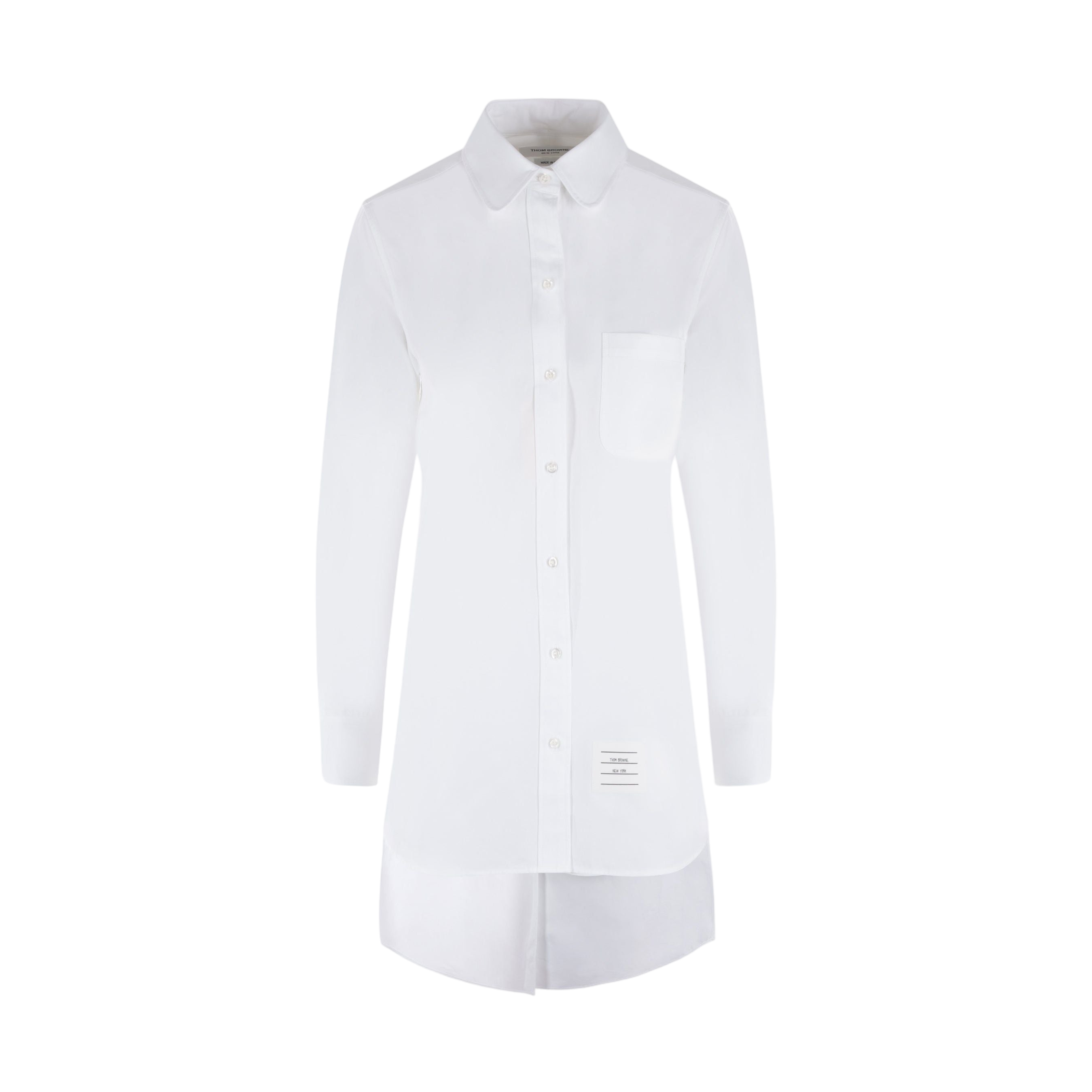 Poplin Oversized Shirt-THOM BROWNE-JOHN JULIA