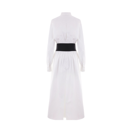 Poplin Shirt Dress-ALAÏA-JOHN JULIA