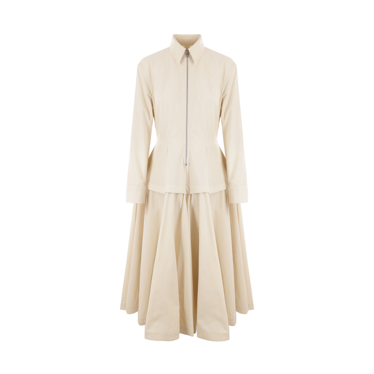 Poplin Shirt Dress-BOTTEGA VENETA-JOHN JULIA