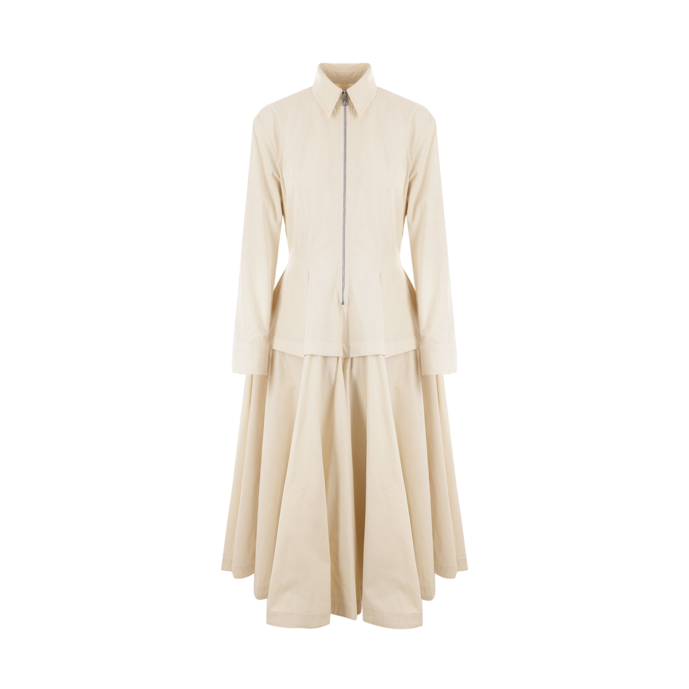 Poplin Shirt Dress-BOTTEGA VENETA-JOHN JULIA