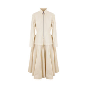 Poplin Shirt Dress-BOTTEGA VENETA-JOHN JULIA