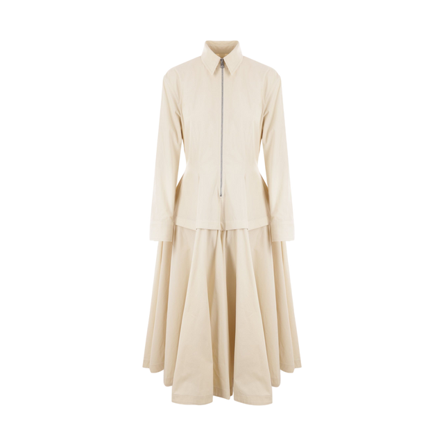 Poplin Shirt Dress-BOTTEGA VENETA-JOHN JULIA