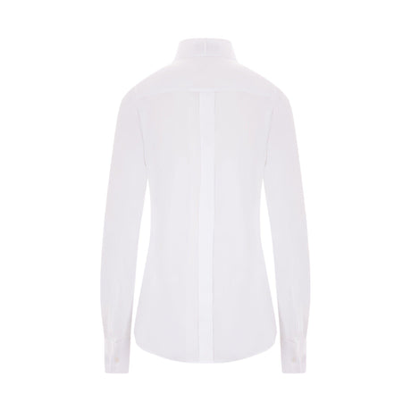 Poplin Shirt With Piquet Bib-EDEN PARK-JOHN JULIA