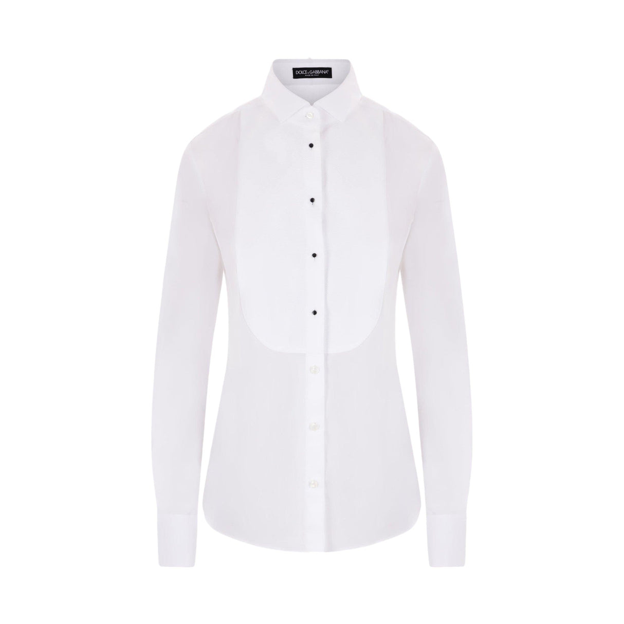 Poplin Shirt With Piquet Bib-EDEN PARK-JOHN JULIA