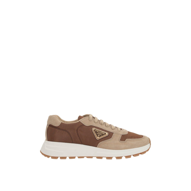 Prax 01 Suede Nylon Sneakers-PRADA-JOHN JULIA