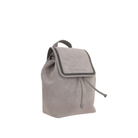 Precious Contour Suede Backpack-BRUNELLO CUCINELLI-JOHN JULIA