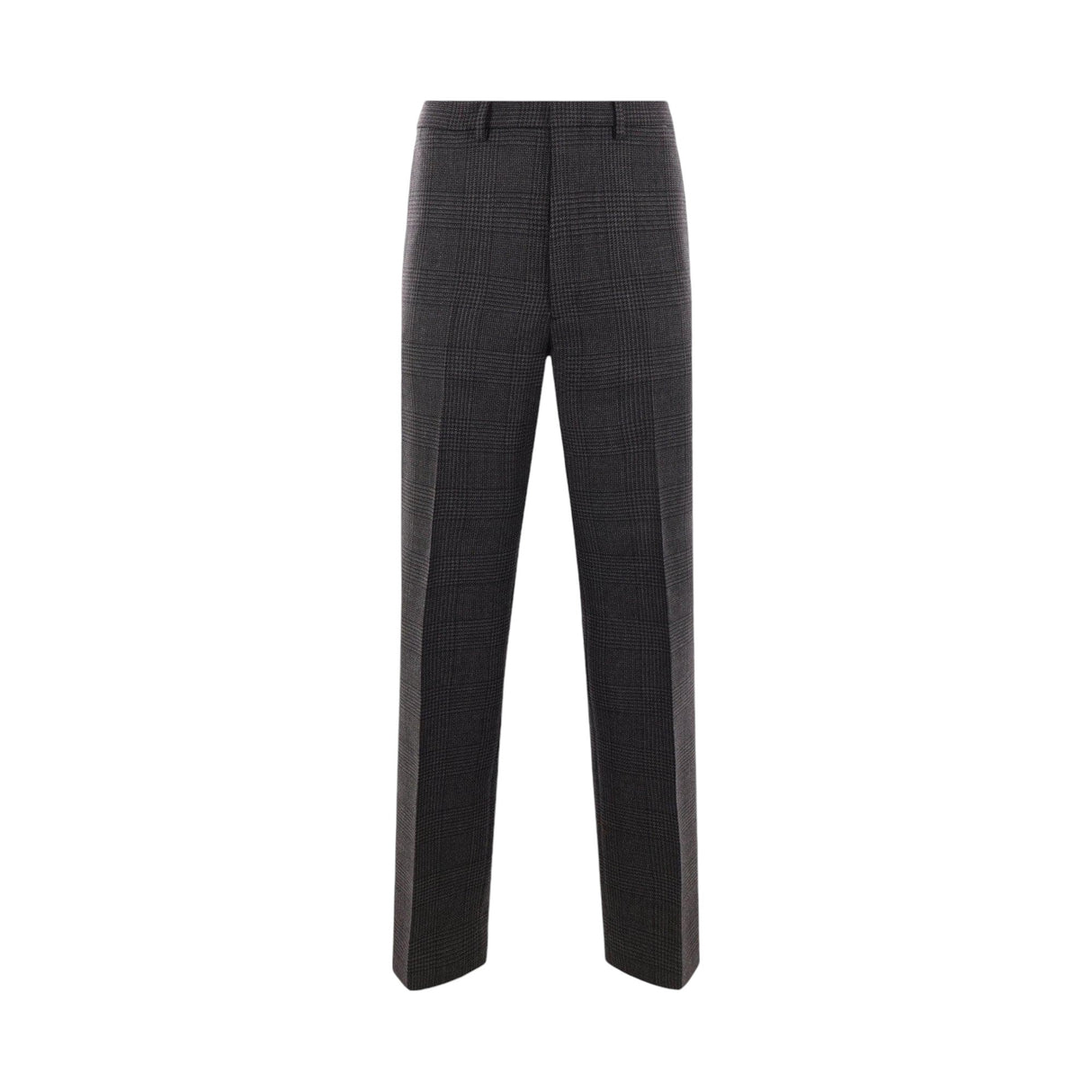 Prince Of Wales Wool Trousers-PRADA-JOHN JULIA