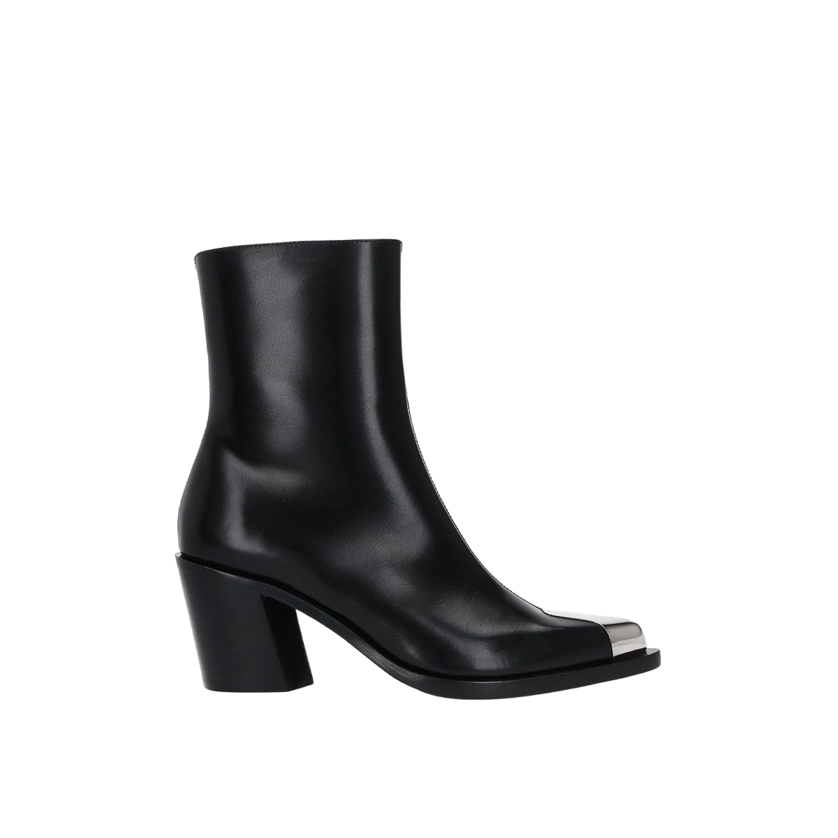 Punk Smooth Leather Western Boots-ALEXANDER MCQUEEN-JOHN JULIA