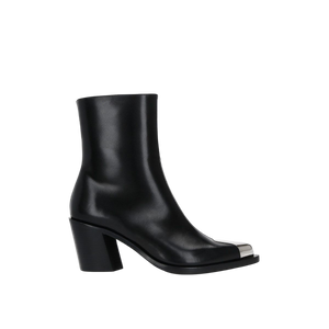 Punk Smooth Leather Western Boots-ALEXANDER MCQUEEN-JOHN JULIA