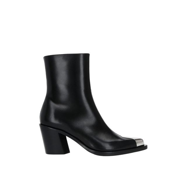 Punk Smooth Leather Western Boots-ALEXANDER MCQUEEN-JOHN JULIA