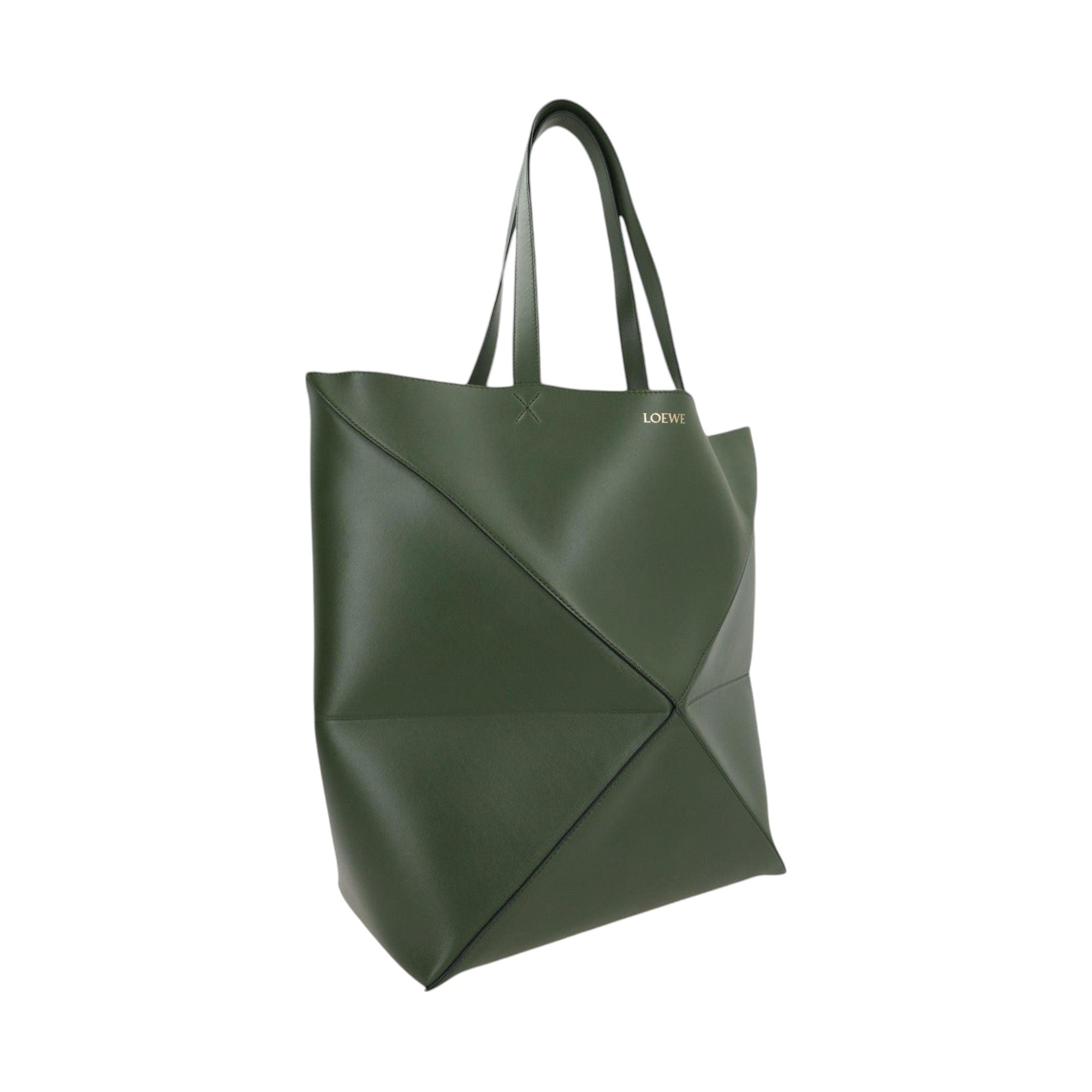 Puzzle Fold XL Smooth Leather Tote-LOEWE-JOHN JULIA