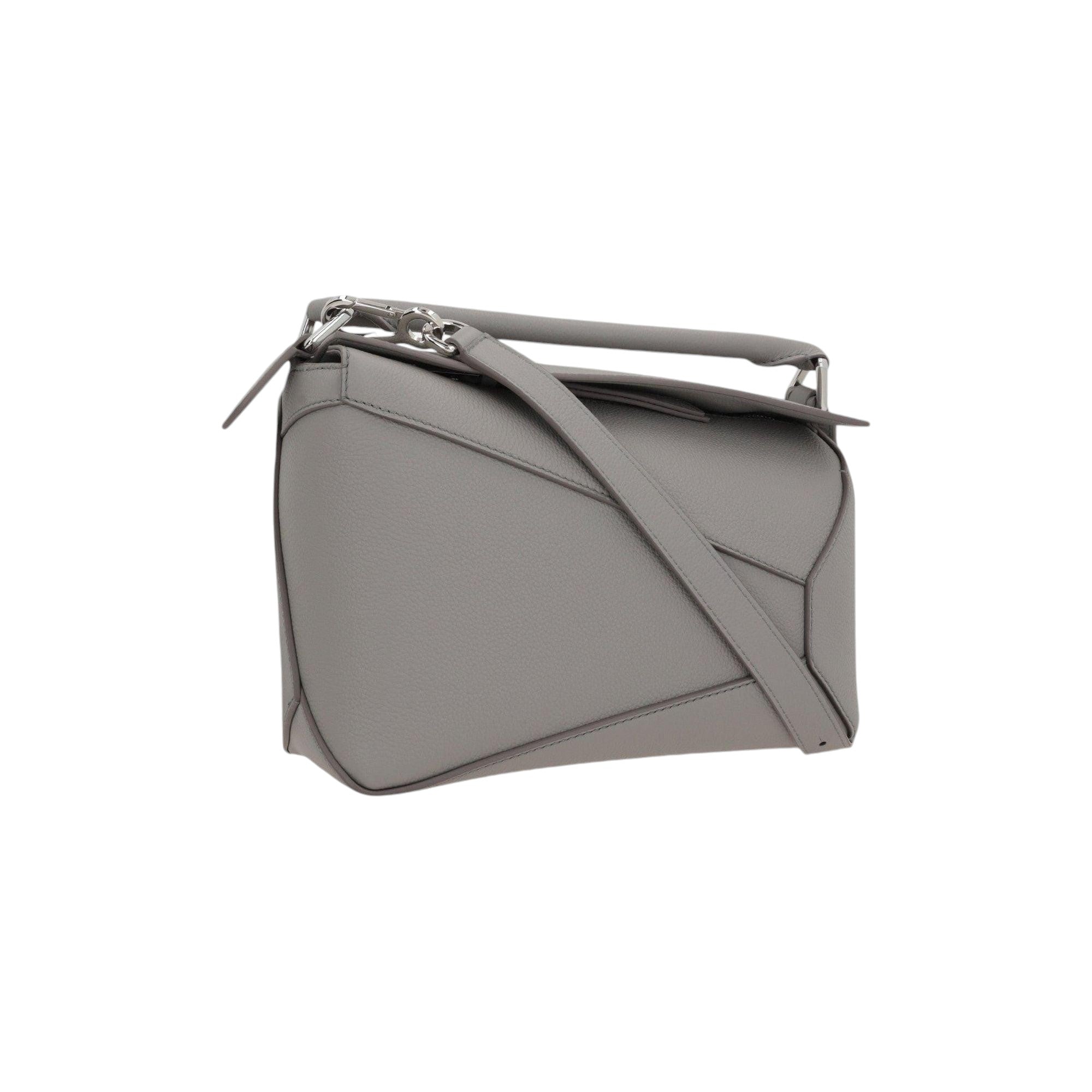 Puzzle Small Grainy Leather Handbag-LOEWE-JOHN JULIA