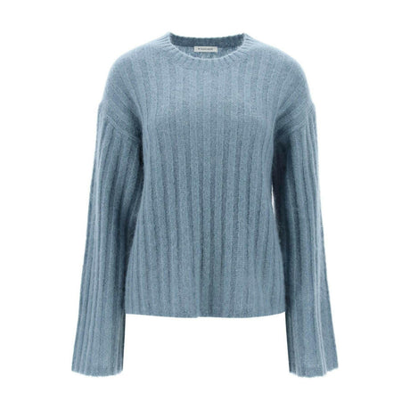 Ribbed Knit Pullover Sweater.