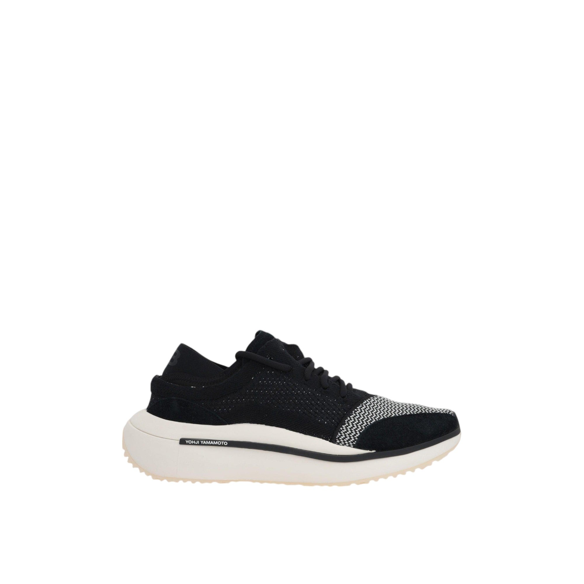 Qisan Technical Knit And Suede Sneakers-Y-3-JOHN JULIA