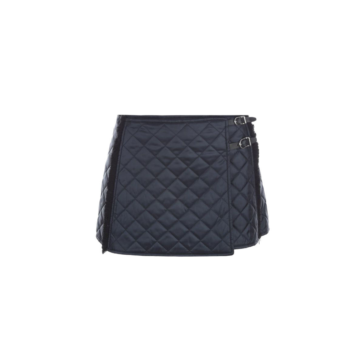 Quilted Padded Nylon A-line Miniskirt-DURAZZI MILANO-JOHN JULIA