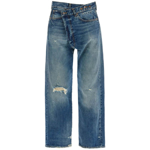 Cotton Crossover Denim Jeans