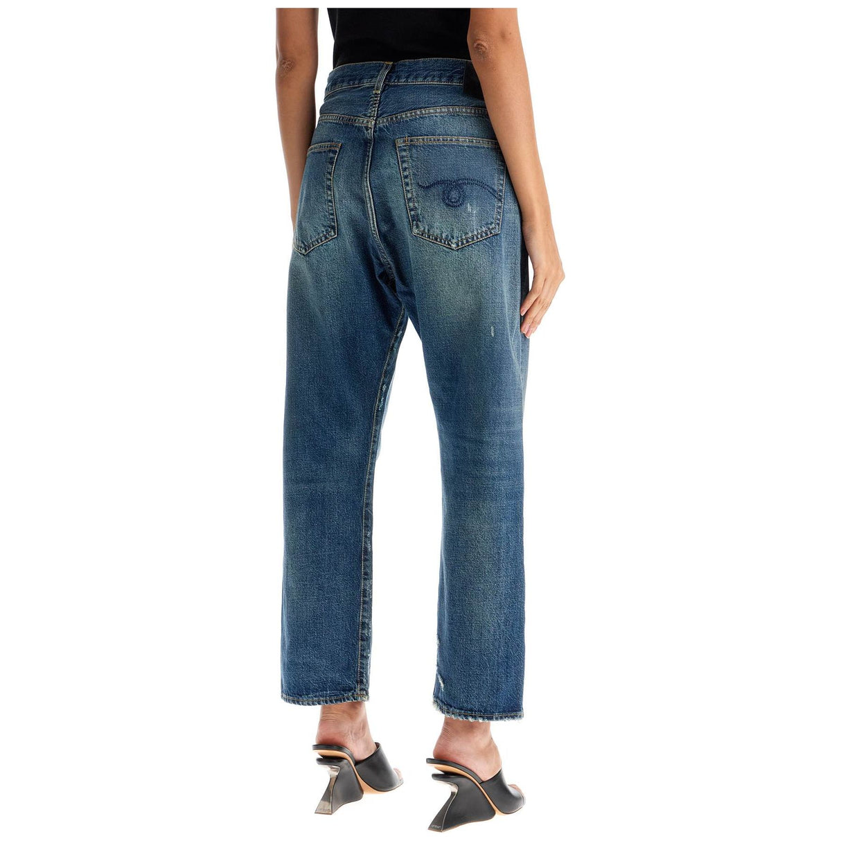 Cotton Crossover Denim Jeans