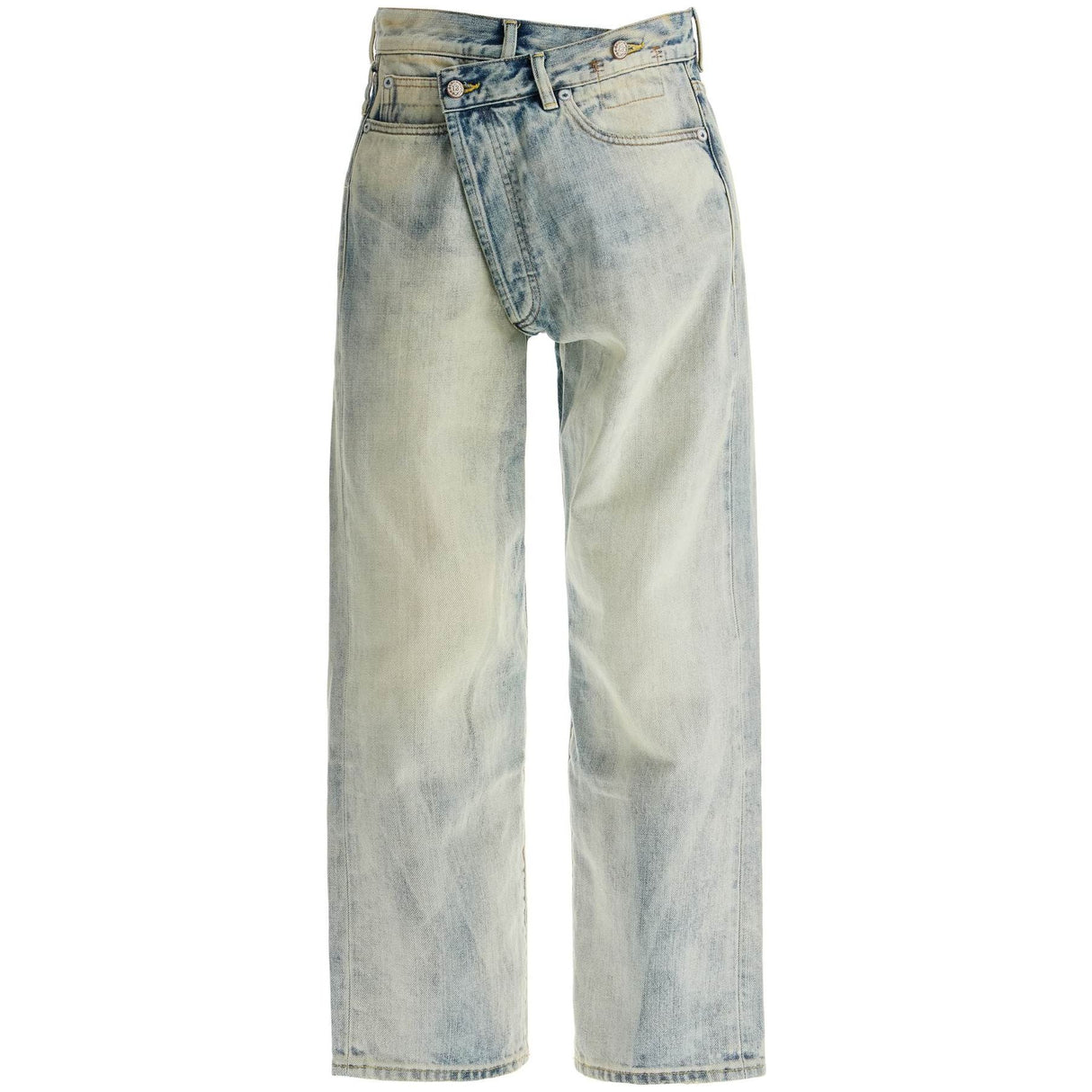 Cotton Crossover Denim Jeans