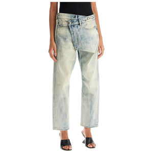 Cotton Crossover Denim Jeans