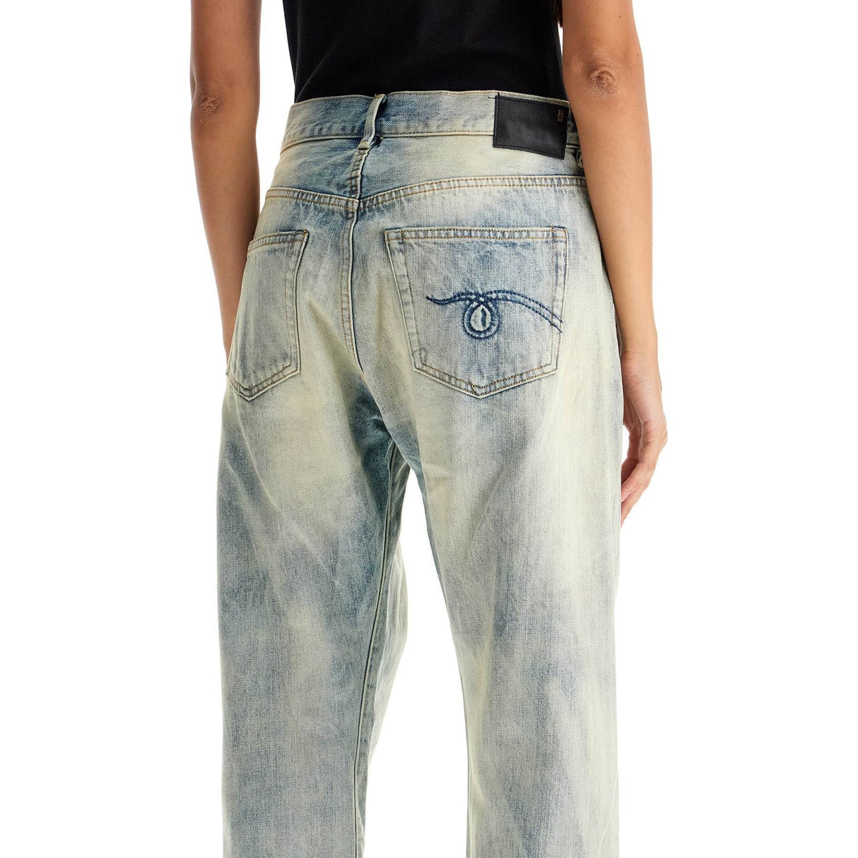 Cotton Crossover Denim Jeans