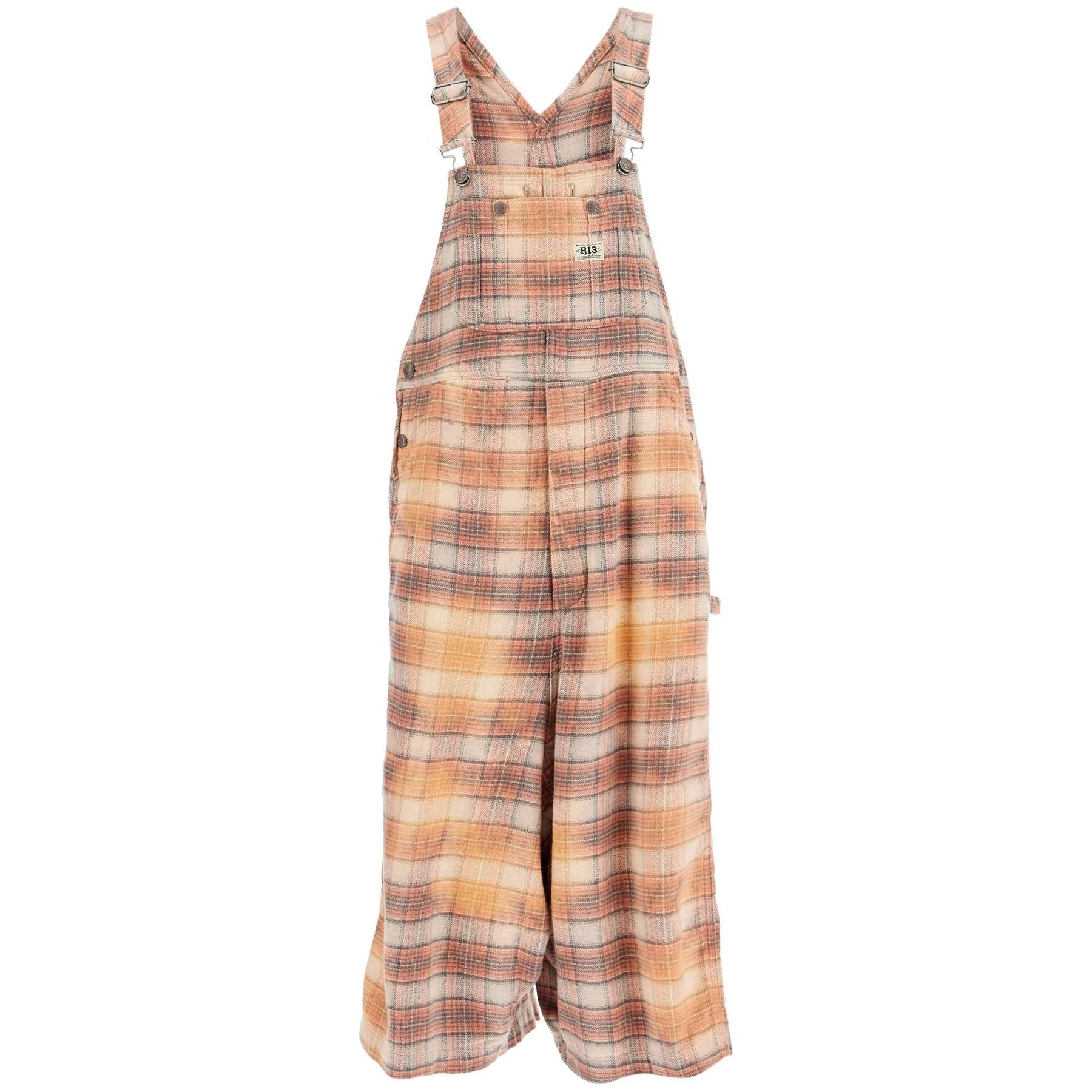 Flannel Cotton Jumbo Overalls