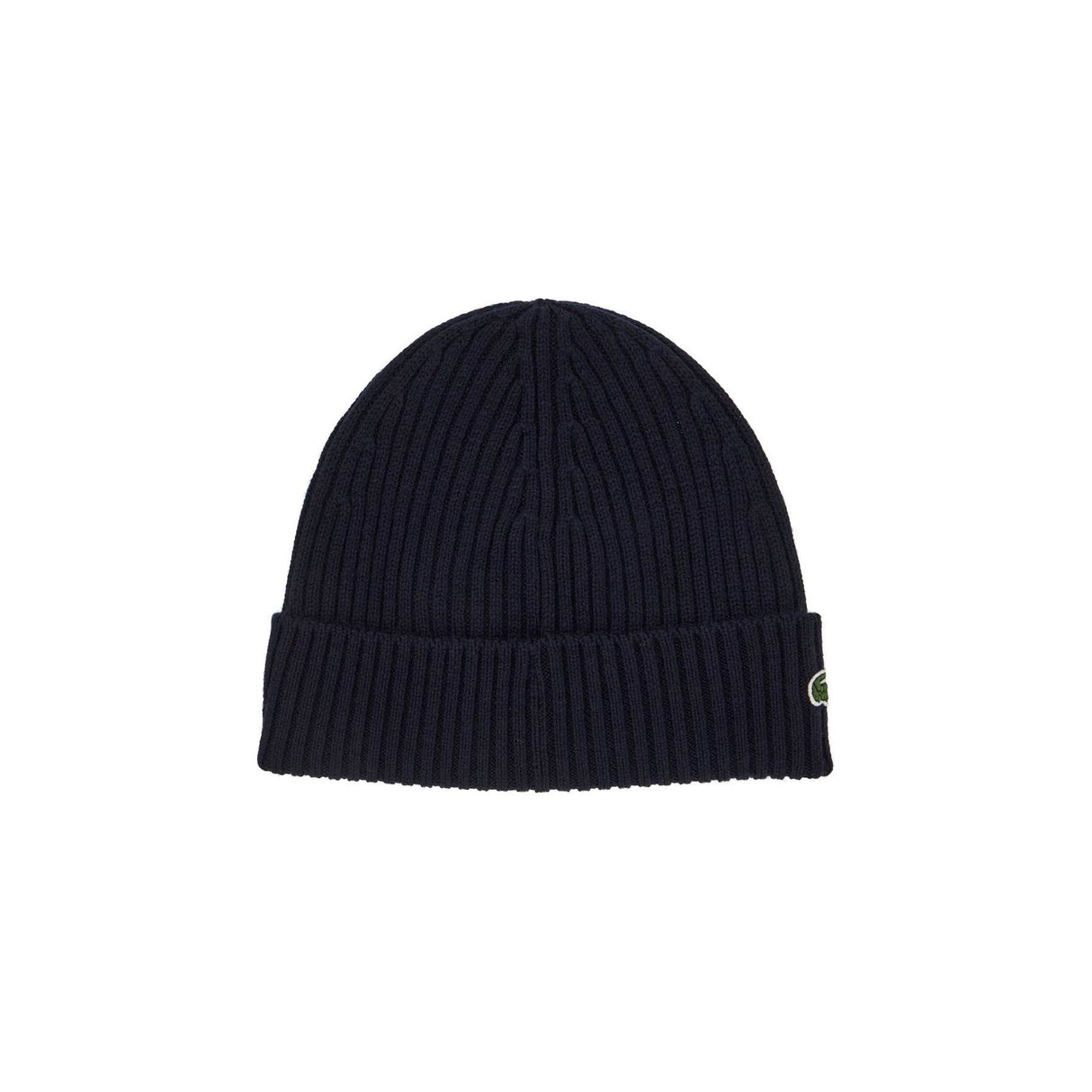 Ribbed Wool Beanie Hat