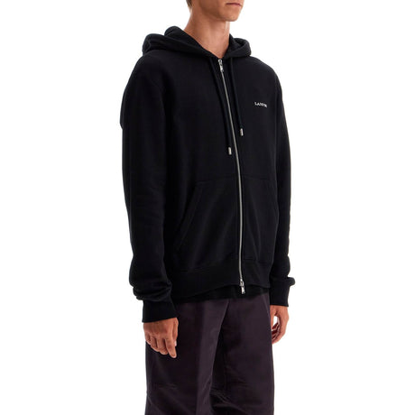 LANVIN-Archives Print Zipped Hoodie -JOHN JULIA.