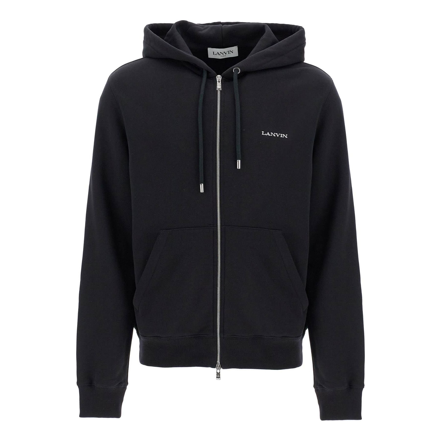 LANVIN-Archives Print Zipped Hoodie -JOHN JULIA.