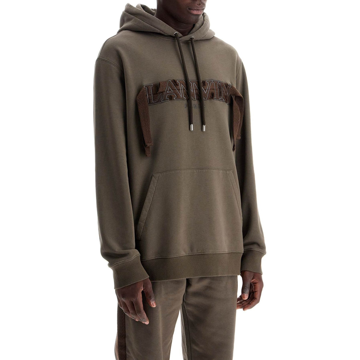 LANVIN-Hooded Curb Hoodie -JOHN JULIA.