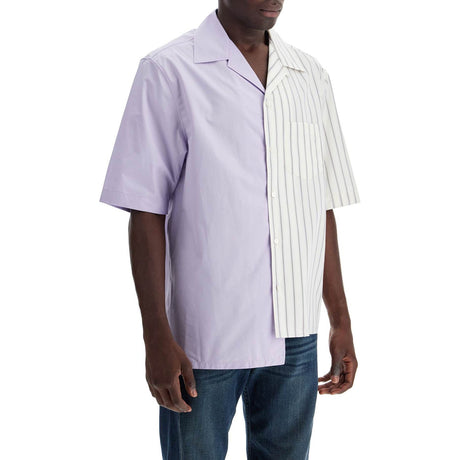 LANVIN-Asymmetric Cotton Bowling Shirt -JOHN JULIA.